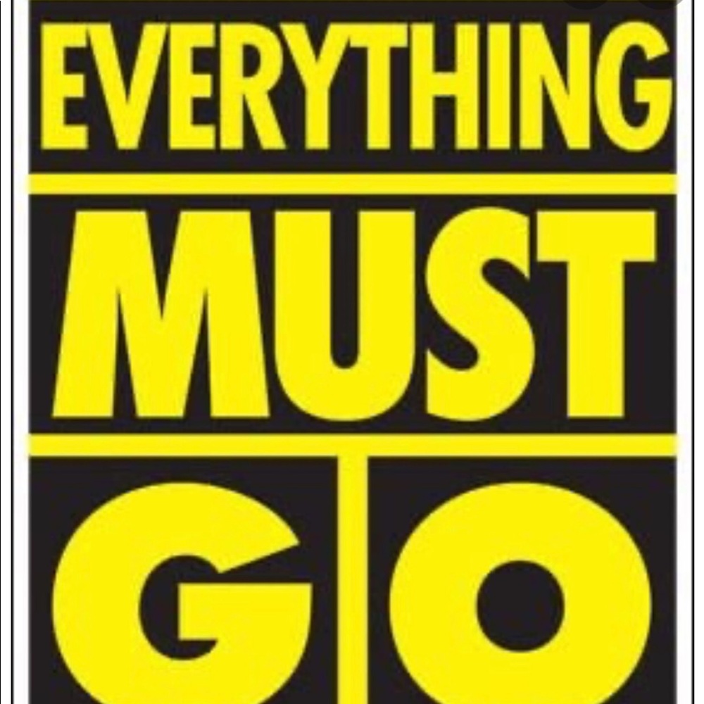 EVERYTHING MUST GO!Accepting DECENT TO ALL OFFERS